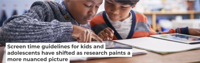 What kids are doing on tablets seems to matter more than how long they use them. PeopleImages/iStock via Getty Images